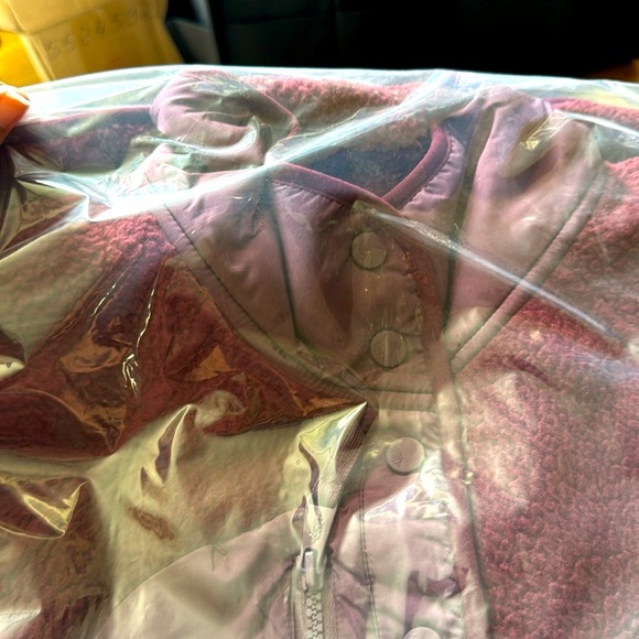 NWT$178 FP Movement X Hatch Hit The Slope Fleece Maternity Jacket Dark Red LARGE - Picture 8 of 9